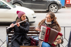 You could hear more traditional christmas songs from this duo