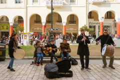 More folk-style music