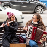 You could hear more traditional christmas songs from this duo