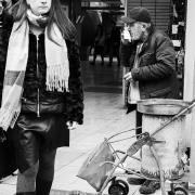 A contrast between two kinds of people you see these days....