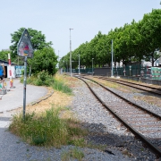Near the industrial area of Basel