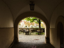 Near the bridge