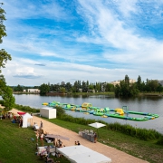 River beach
