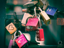 Love Locks on a Bridge, Hamburg