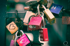 Love Locks on a Bridge, Hamburg